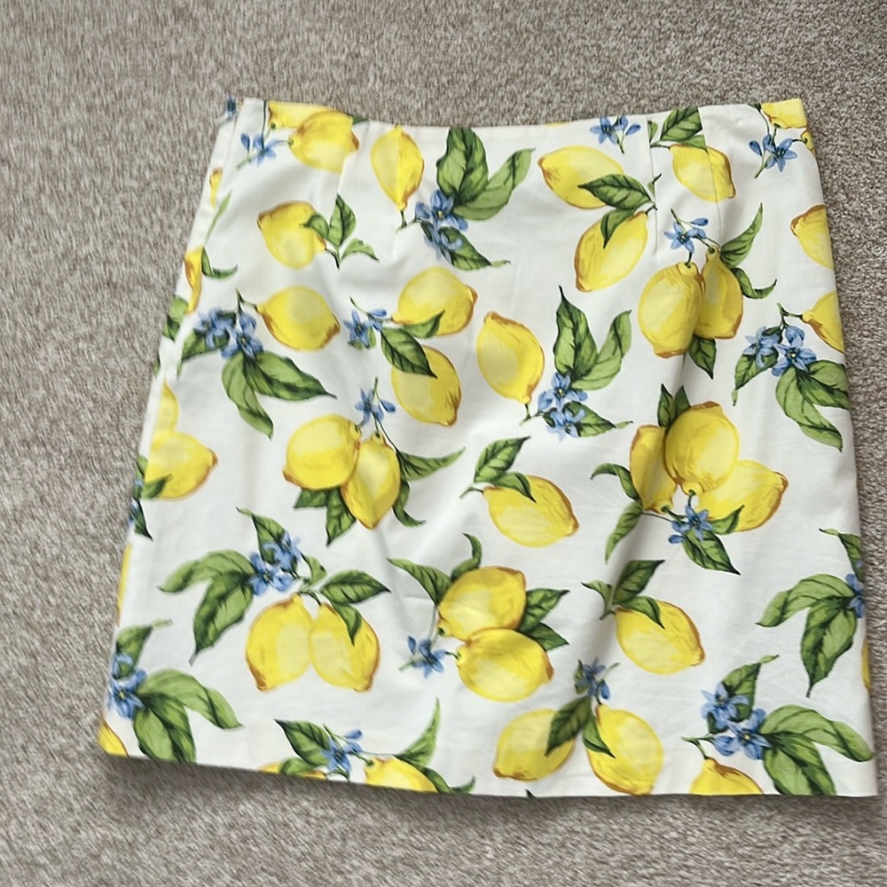Talbots pattern skirt, size 14 petite